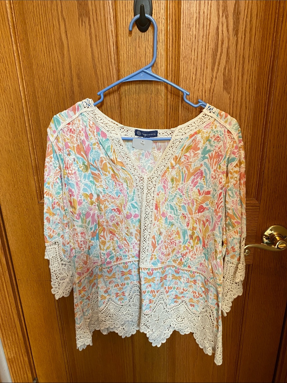 Democracy Boho Top
Size Small
19” PTP